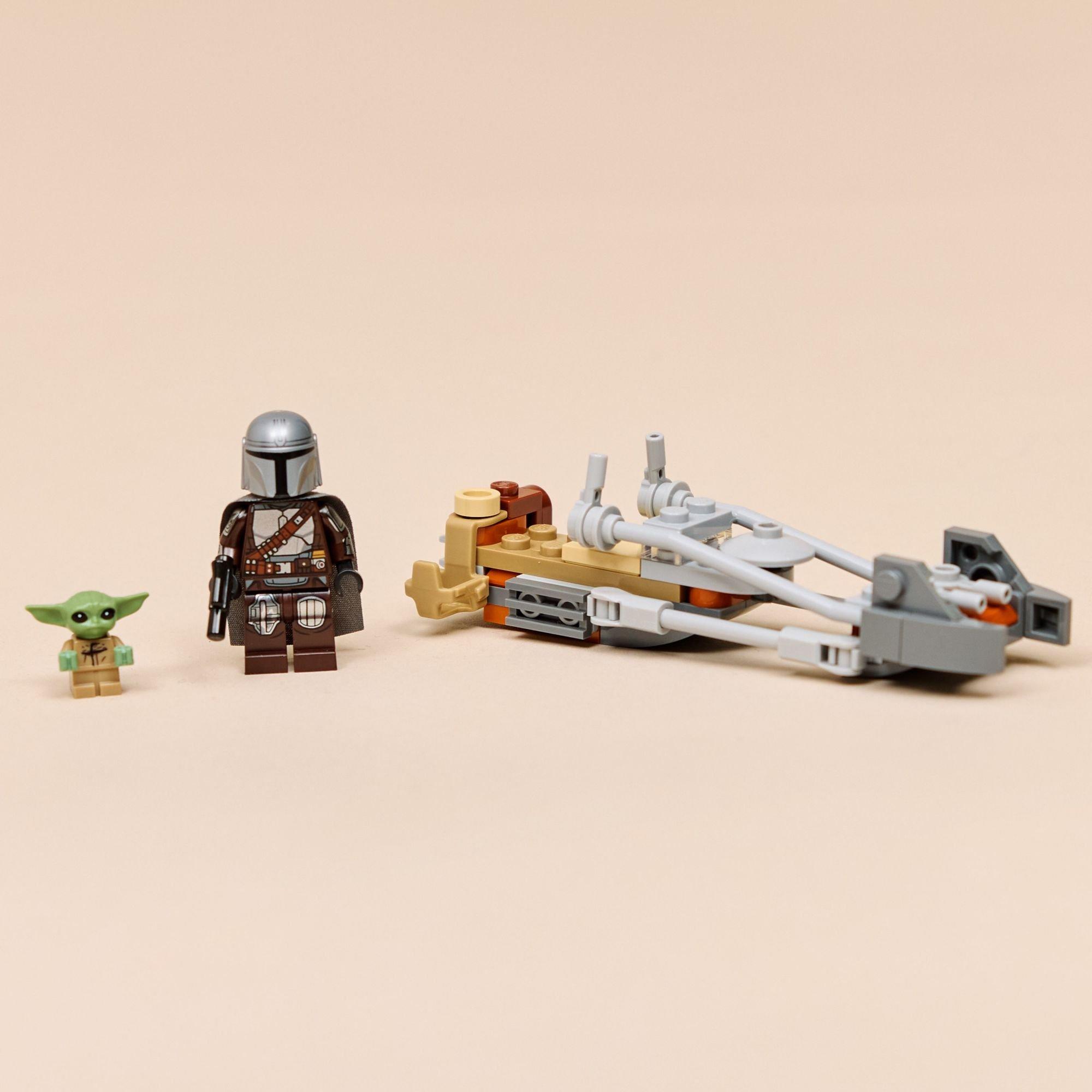 LEGO Star Wars The Mandalorian and Grogu's Speeder Bike Building Set 75436