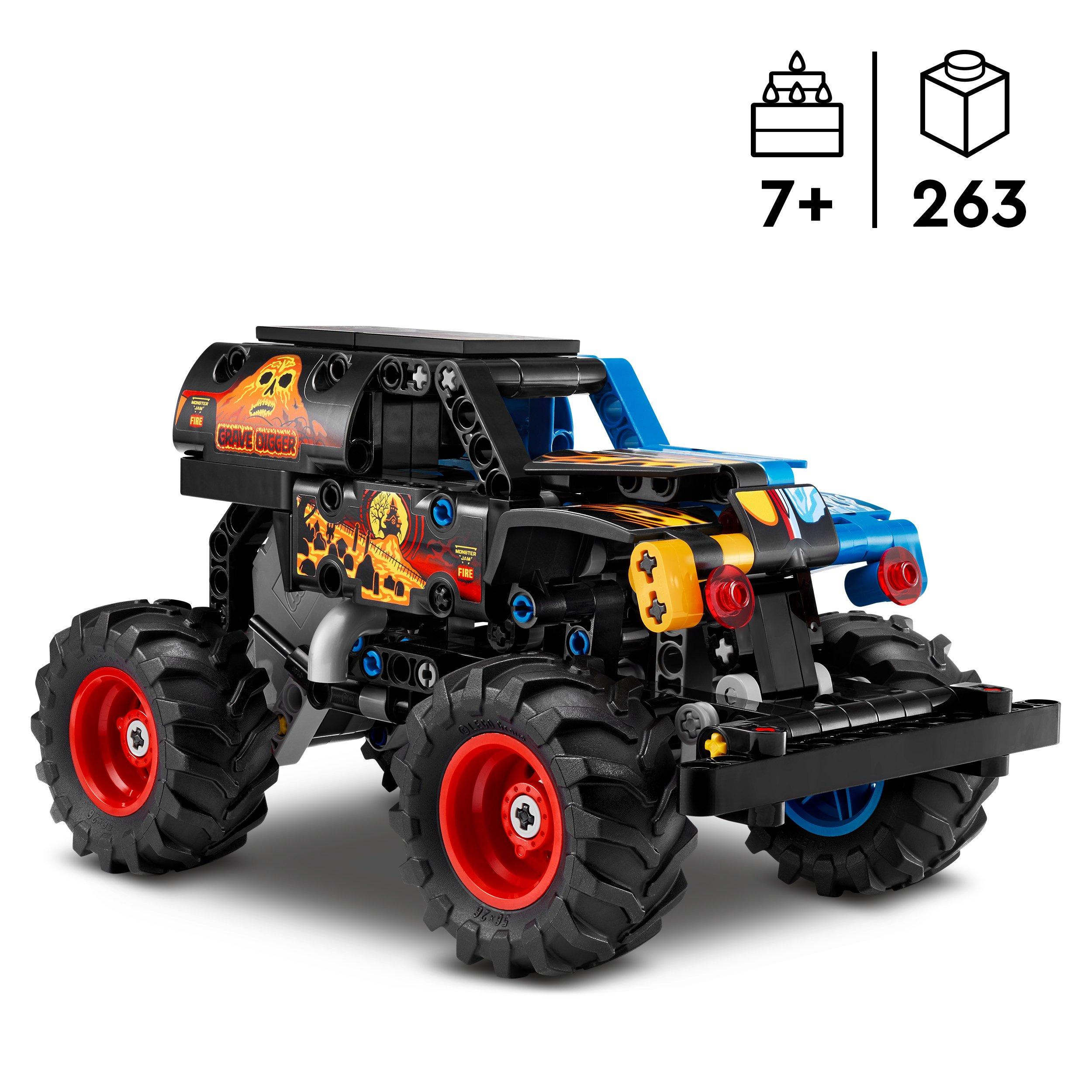 LEGO Technic Monster Jam Grave Digger Fire and Ice Building Toy 42219