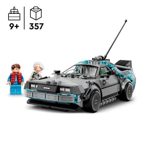 LEGO Speed Champions Time Machine from Back to the Future Building Toy Set 77256
