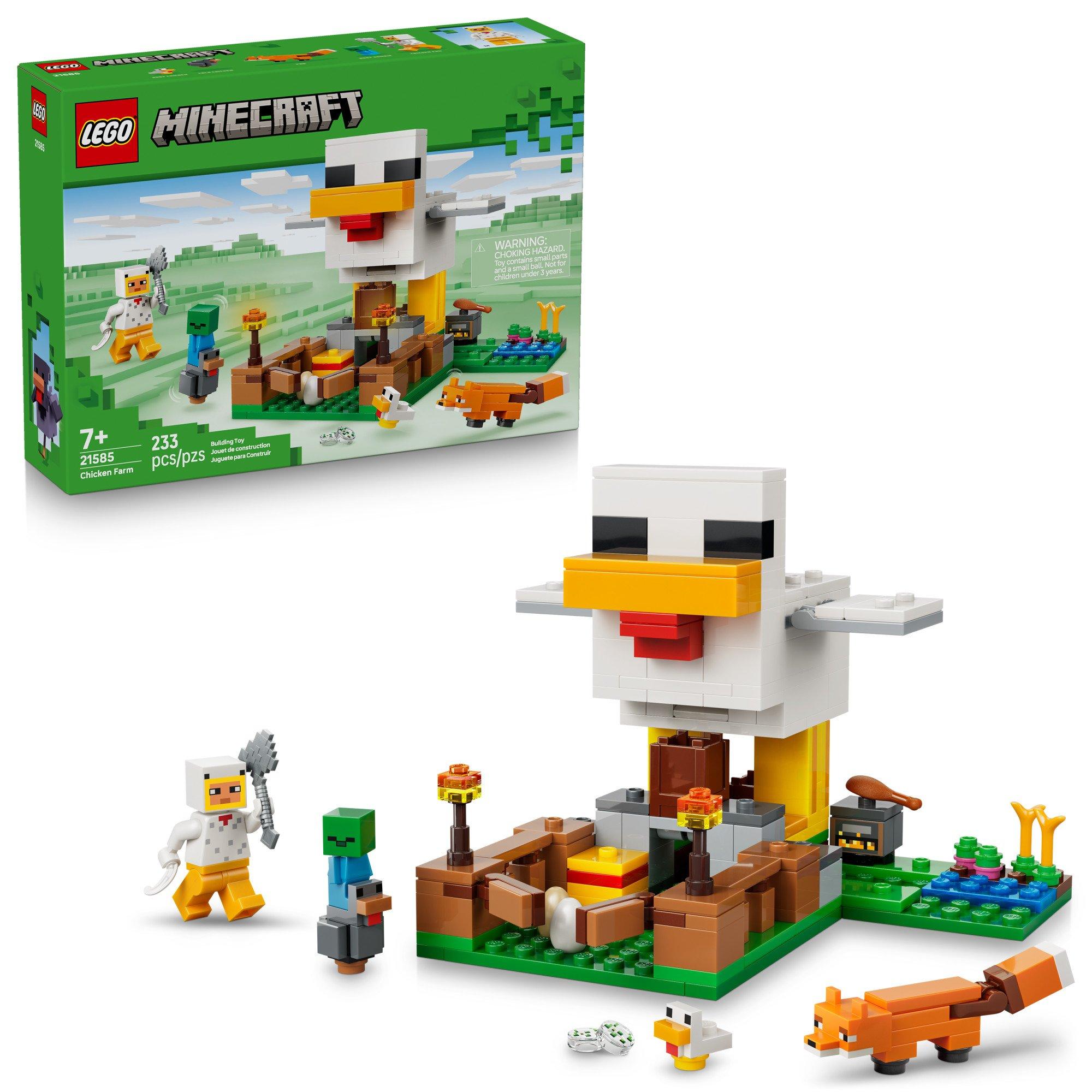 LEGO-Minecraft-Chicken-Farm-