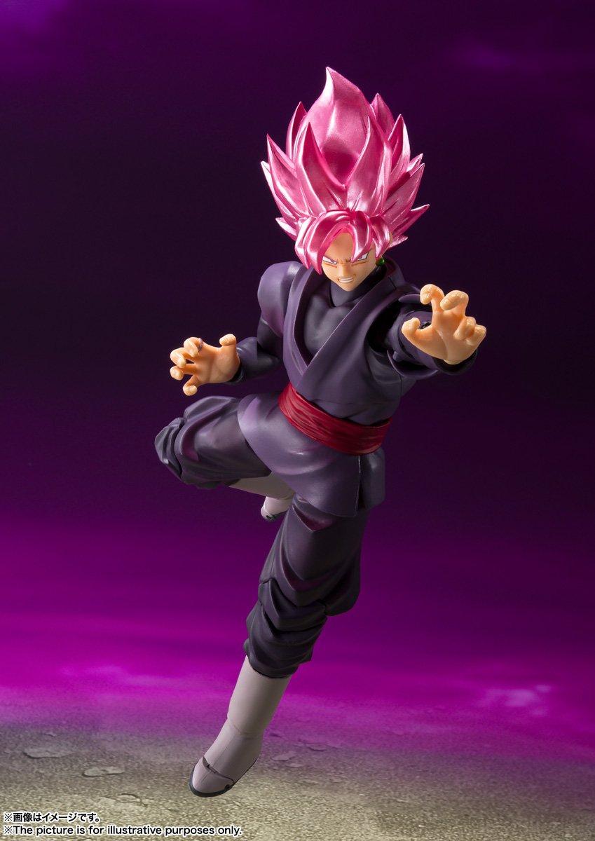 Bandai Dragon Ball Super Tamashii Nations S.H. Figuarts Goku Black Super Saiyan Rose (Reissue) 7-in Figure