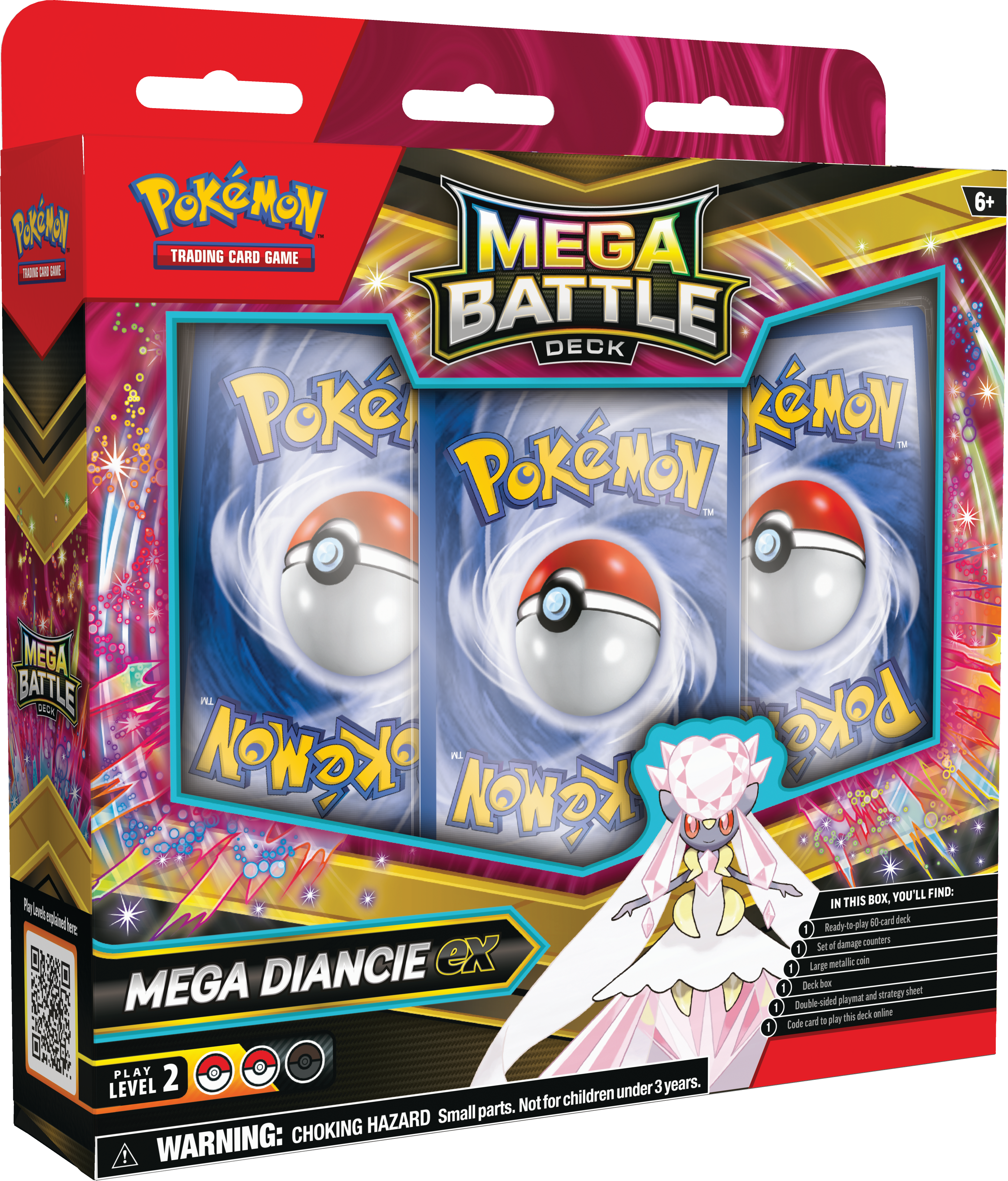 Pokemon Trading Card Game: Mega Battle Deck Mega Gengar ex or Mega Diancie ex (Styles May Vary)