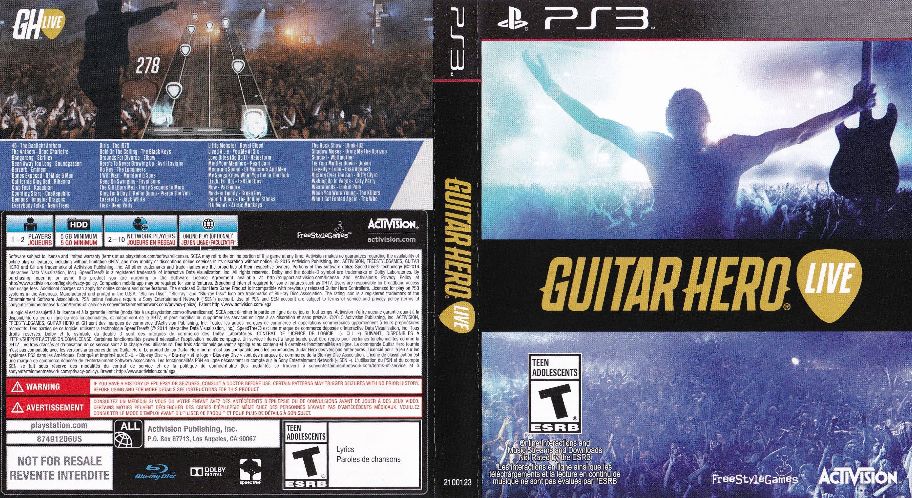 Guitar Hero Live, Pre-Owned