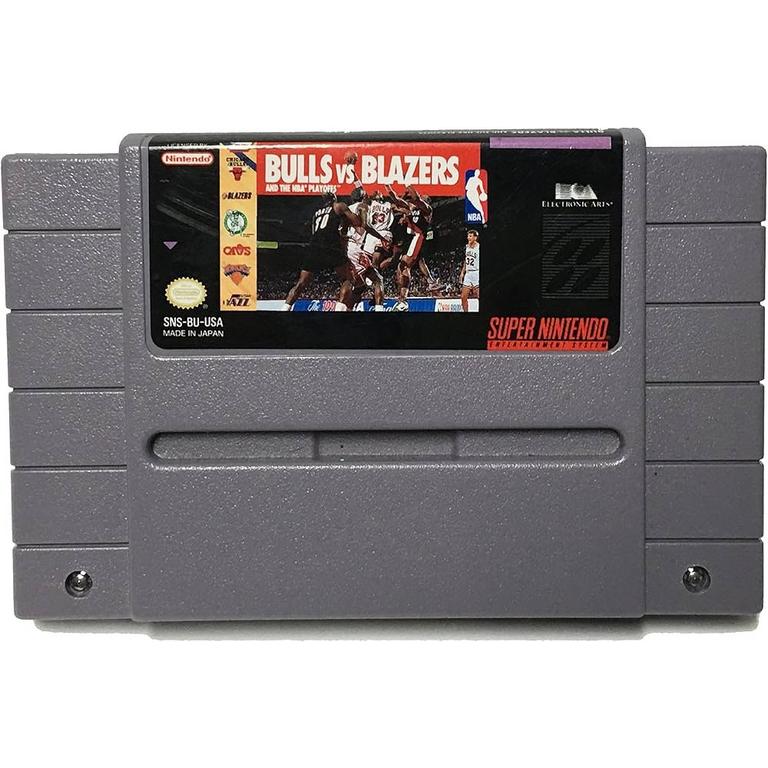 Bulls Vs Blazers and the NBA Playoffs - Super Nintendo (SNES)