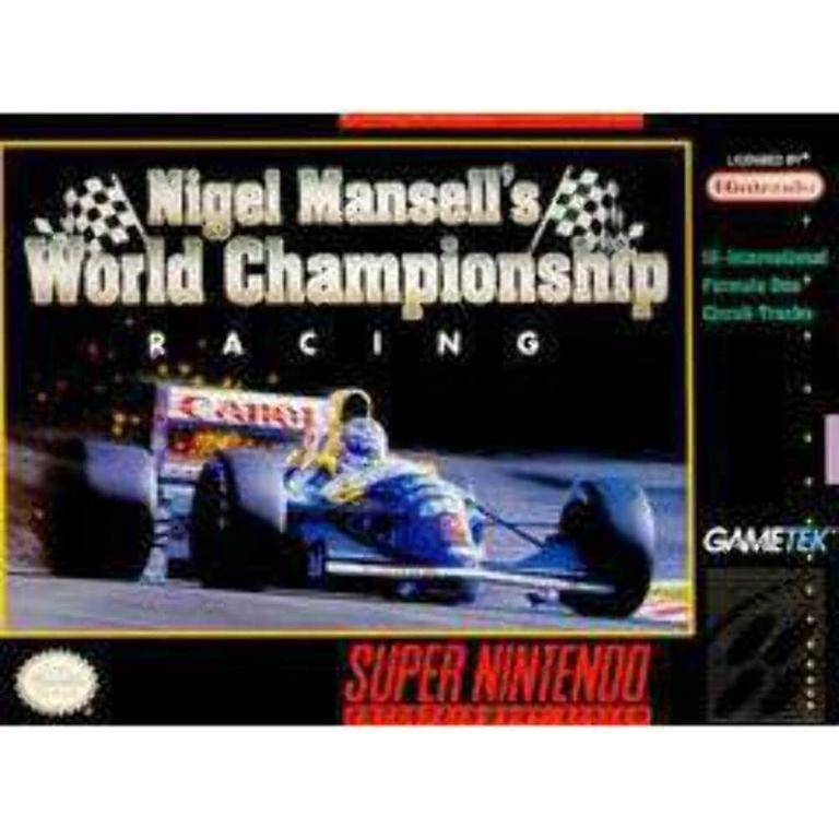 Nigel Mansell's World Championship Racing - Super Nintendo (SNES)