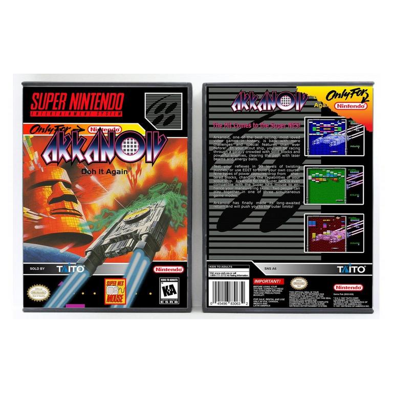 Arkanoid: Doh It Again - Super Nintendo (SNES)