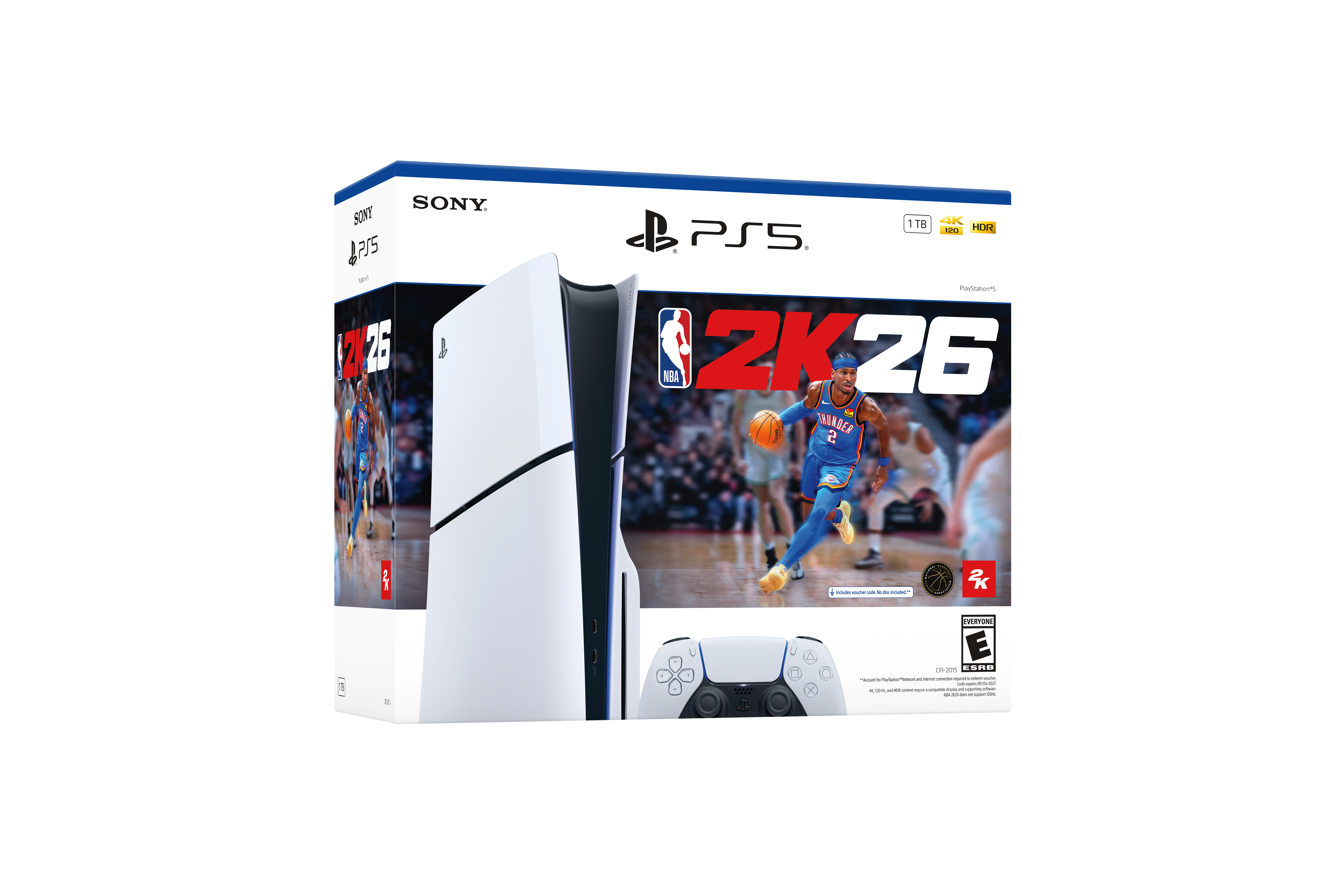Sony PlayStation 5 Slim Physical Edition NBA 2K26 Bundle