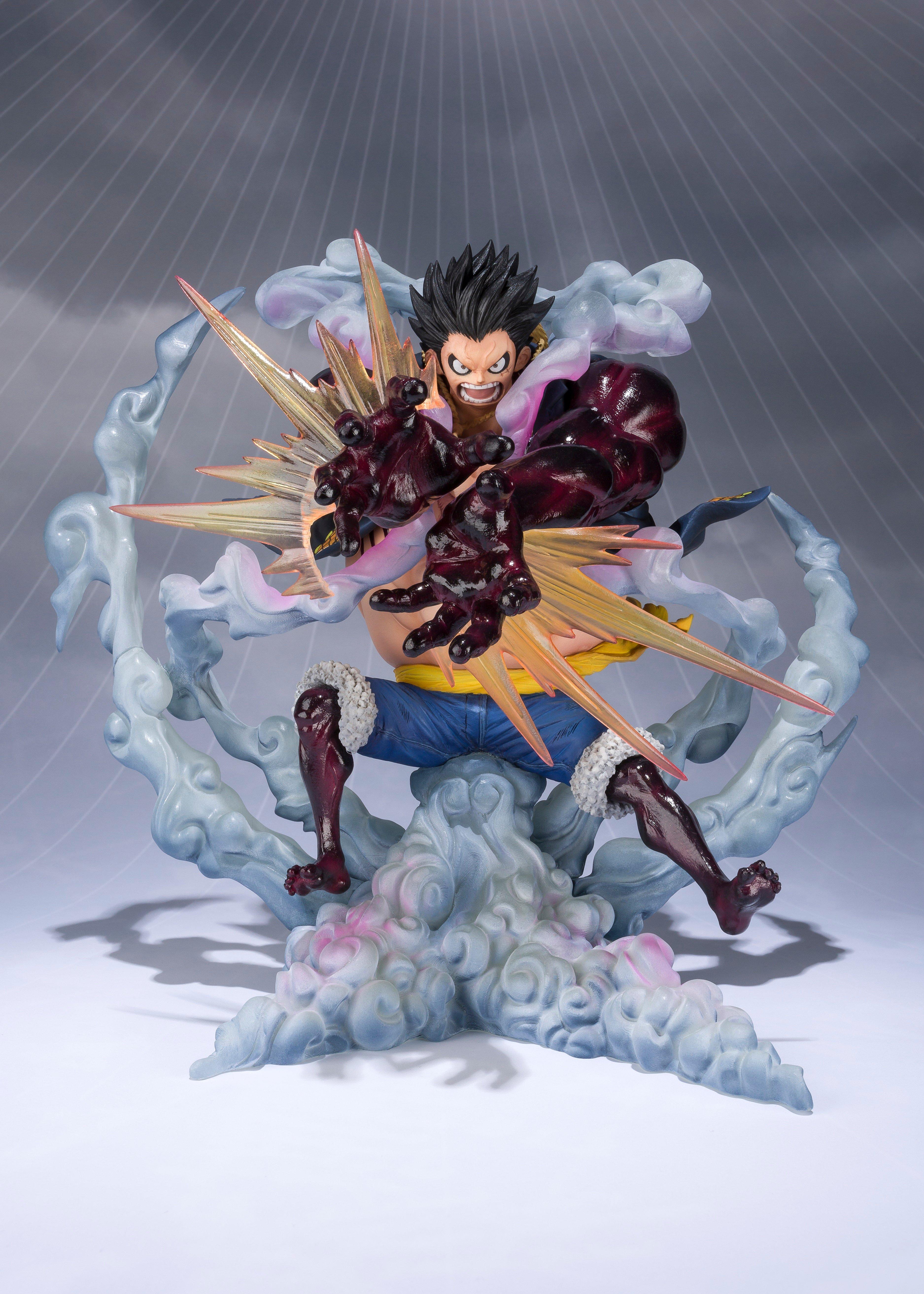 Bandai One Piece FiguartsZERO Tamashii Nations Monkey D. Luffy Gear 4 Leo Bazooka (Reissue) Figure