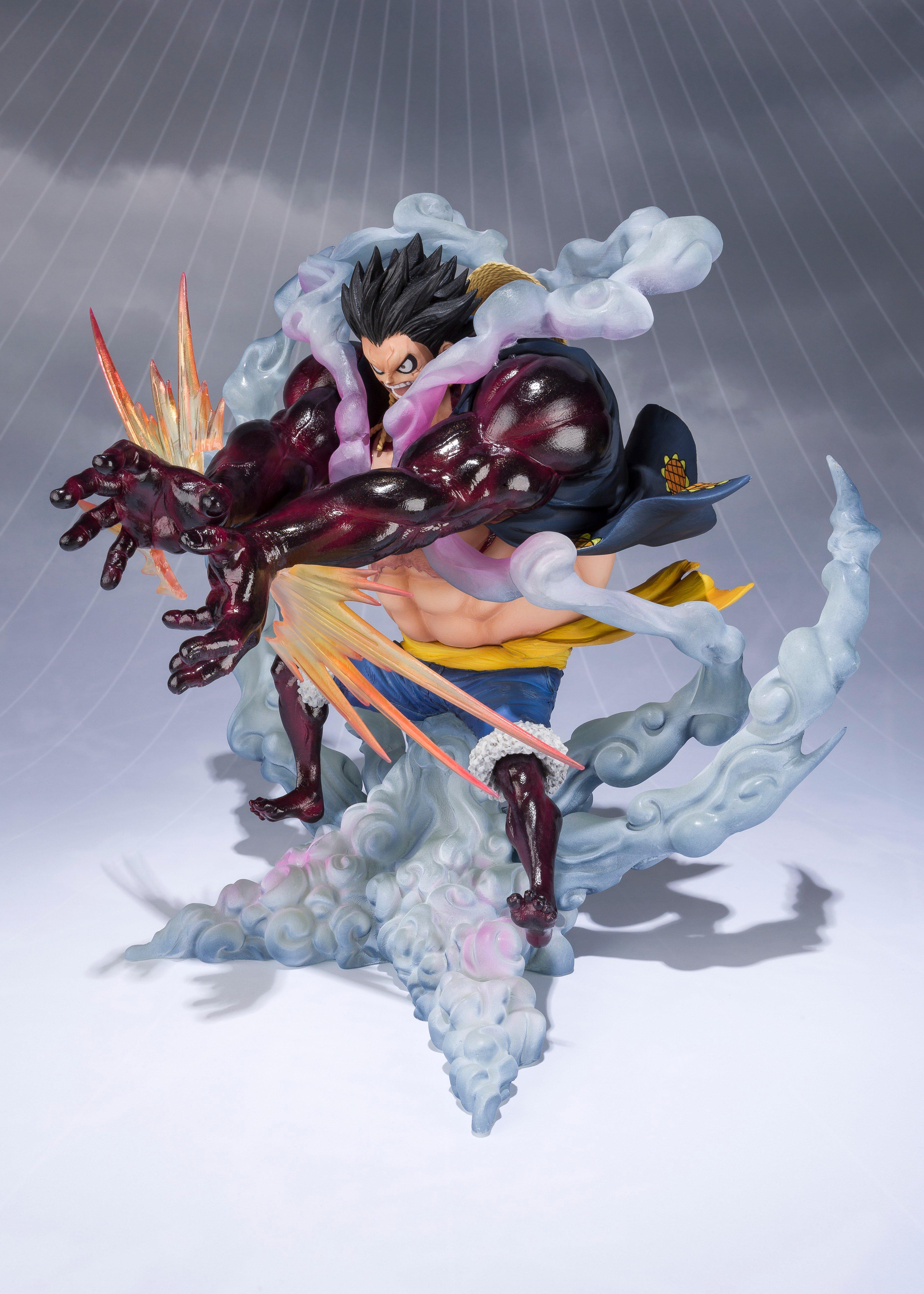 Bandai One Piece FiguartsZERO Tamashii Nations Monkey D. Luffy Gear 4 Leo Bazooka (Reissue) Figure