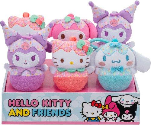 Hello Kitty ぬいぐるみ 4種セット Jazwares Hello Kitty and Friends 4-in Clip-On Plush (Styles May