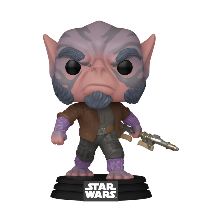 Funko POP! Star Wars: The Mandalorian and Grogu Zeb Orrelios 4.5-in Vinyl Bobblehead