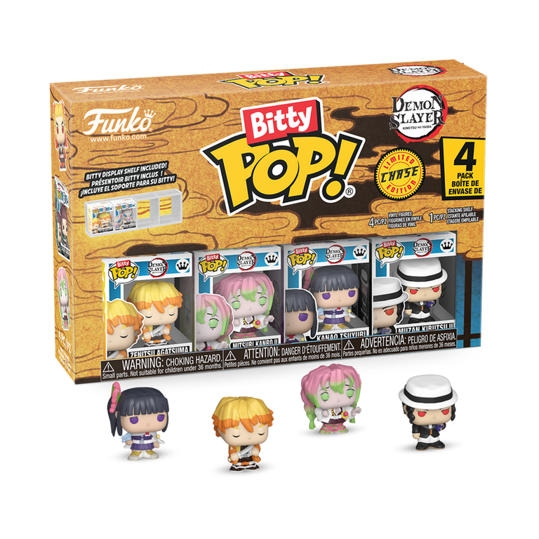 Funko Bitty POP! Demon Slayer Vinyl Figure Set 4-Pack (Zenitsu
