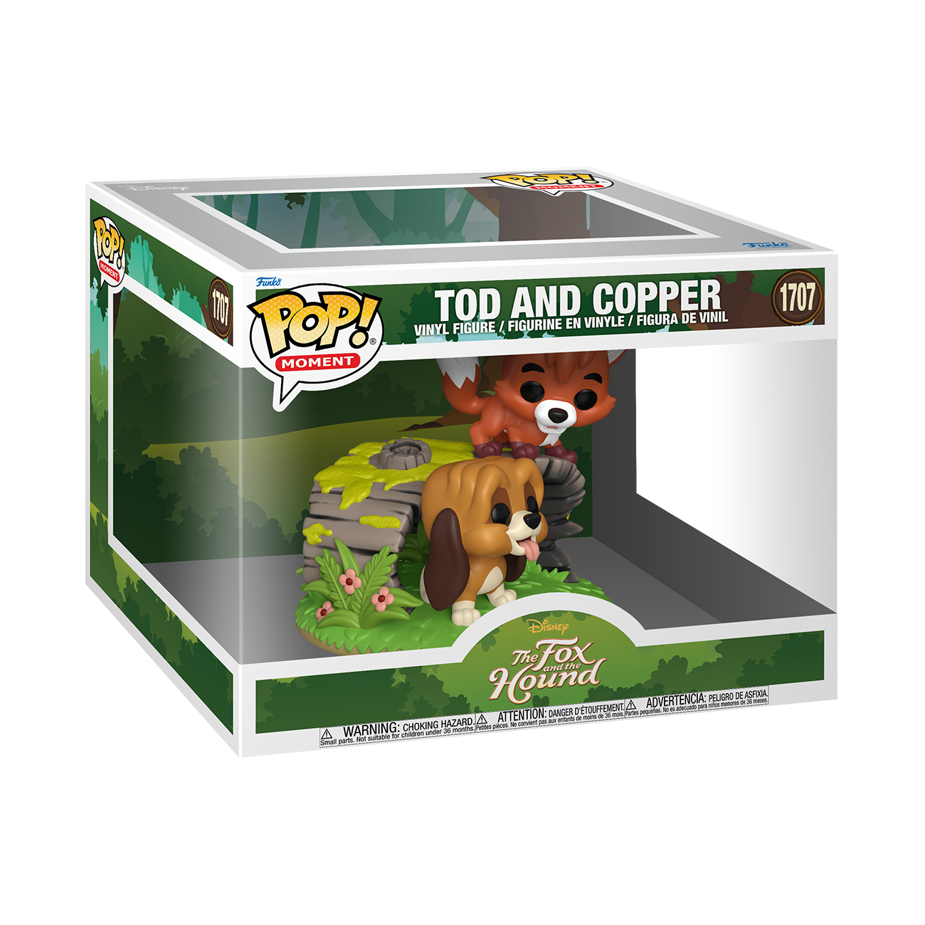 Funko POP! Animation: The Fox and the Hound Tod and Copper 5.1-in Vinyl Figure