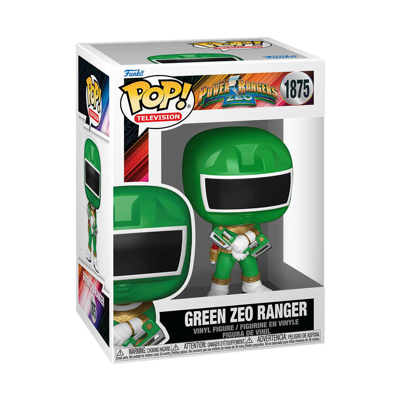 Funko POP! Television: Power Rangers Green Zeo Ranger 3.9-in Vinyl Figure