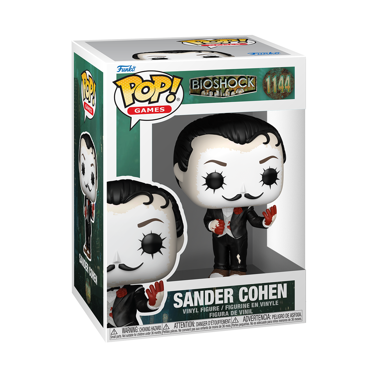 Funko POP! Games: Bioshock Sander Cohen 3.9-in Vinyl Figure