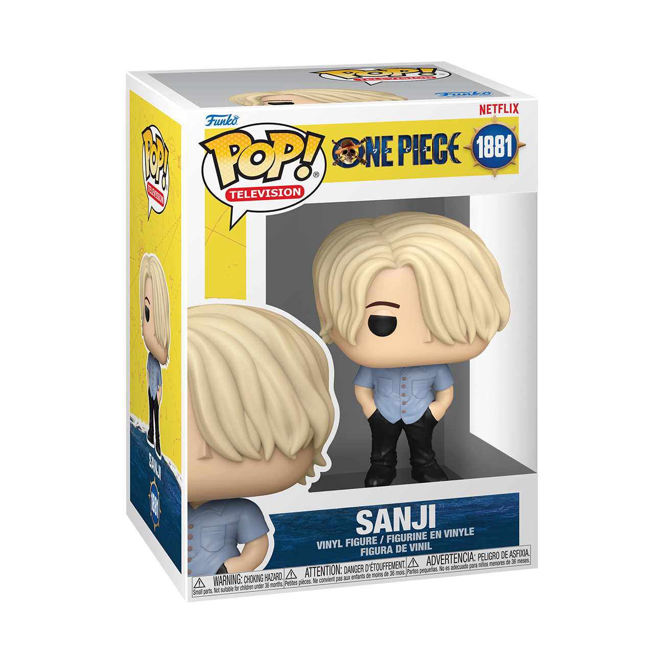 Funko POP! Television: One Piece Sanji 3.9-in Vinyl Figure
