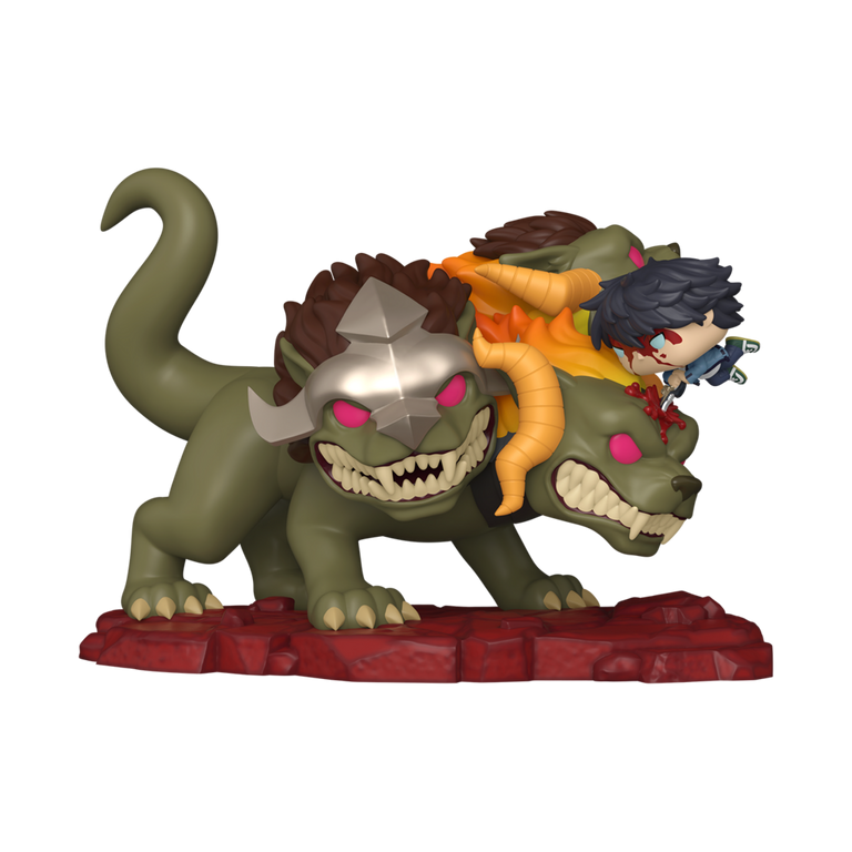 Funko POP! Animation: Solo Leveling Sung Jinwoo vs. Cerberus 4.9-in Vinyl Figure