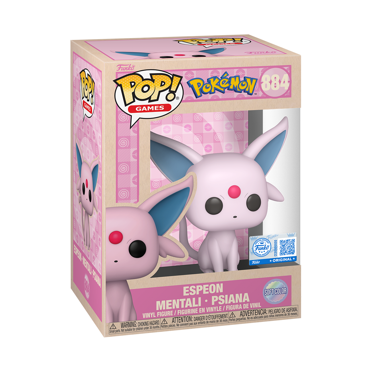Funko POP! Games: Pokemon Espeon 3.6-in Vinyl Figure GameStop Exclusive