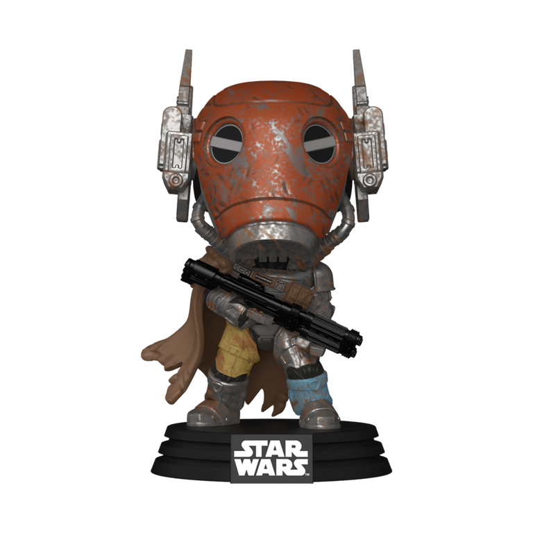 Funko POP! Star Wars: The Mandalorian and Grogu Mercenary Guard Droid 4.6-in Vinyl Bobblehead