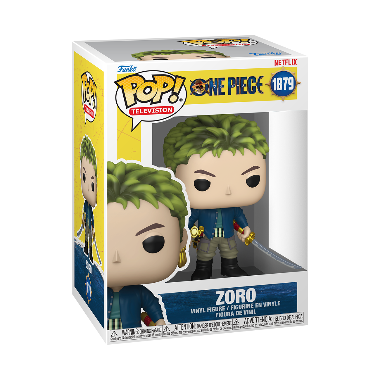 Funko POP! Television: One Piece Zoro 4.2-in Vinyl Figure