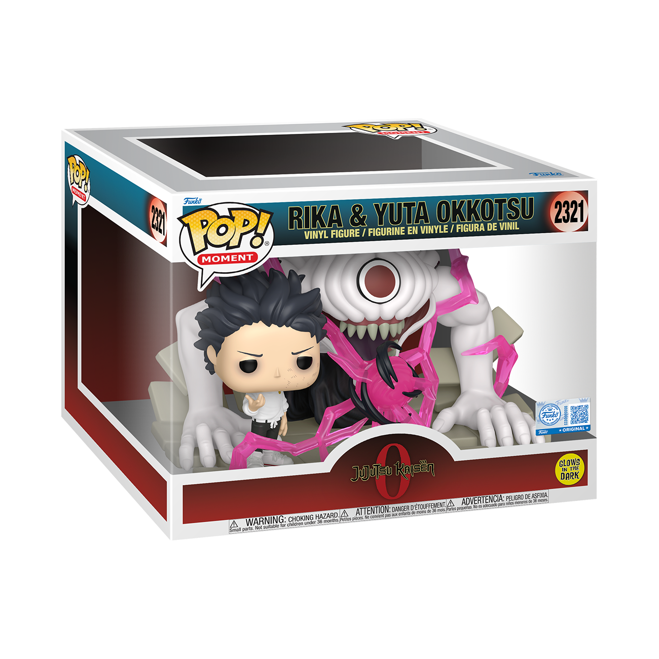 Funko POP! Animation: Jujutsu Kaisen 0 Rika and Yuta Okkotsu 6-in Vinyl Figure GameStop Exclusive