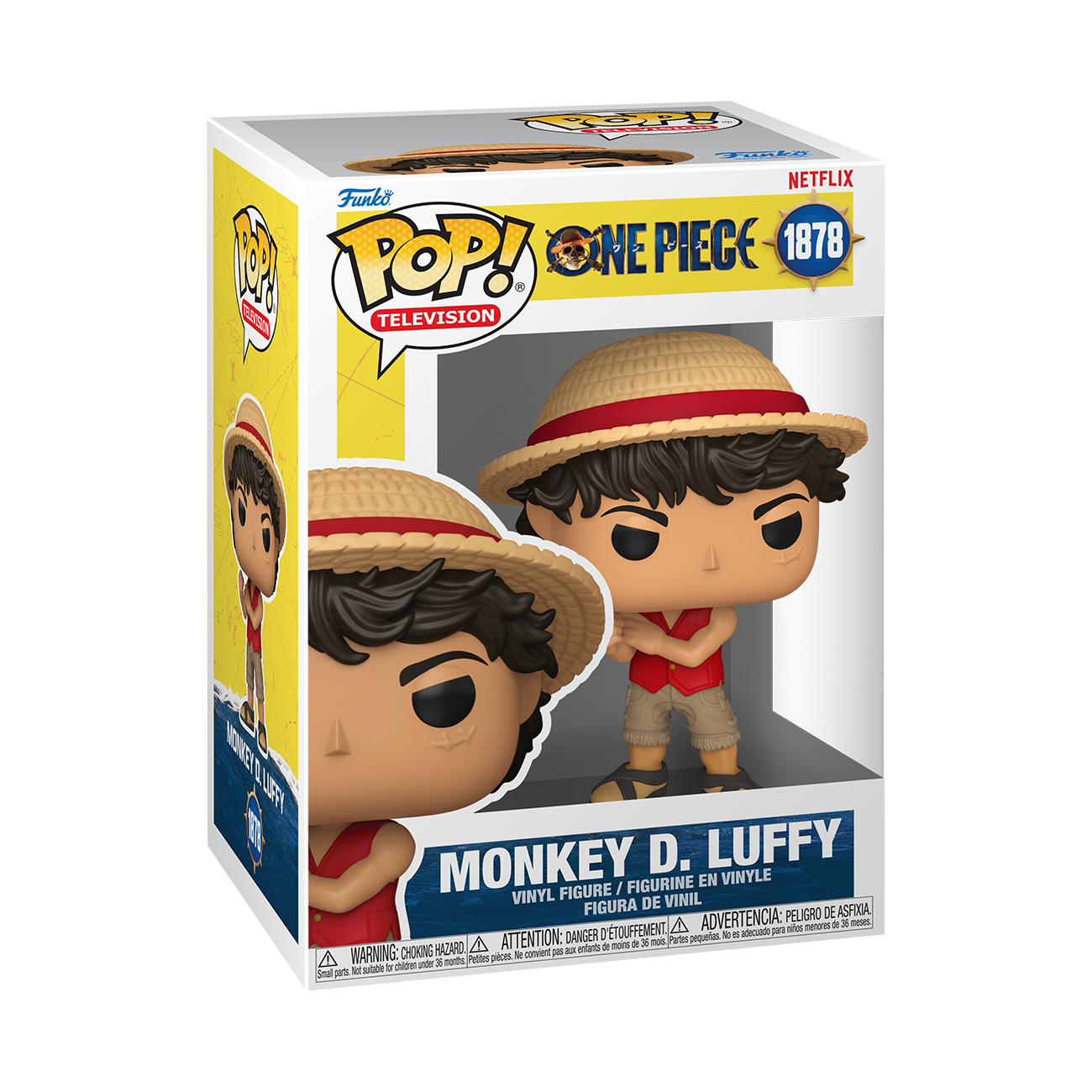 Funko POP! Animation: One Piece Monkey D. Luffy 4.1-in Vinyl Figure