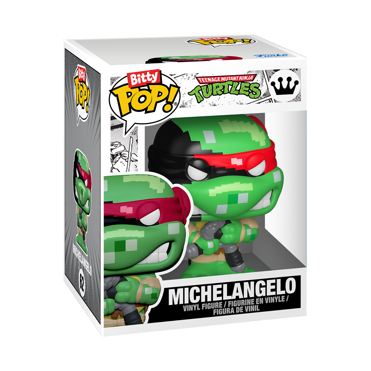 Funko Bitty POP! Teenage Mutant Ninja Turtles Michelangelo Arcade 0.9-in Vinyl Figure