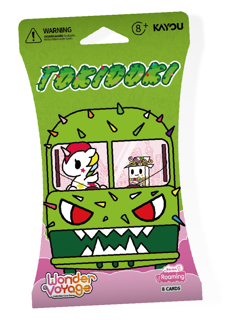 Tokidoki Wonder Voyage Collectible Cards Roaming Edition Booster Pack