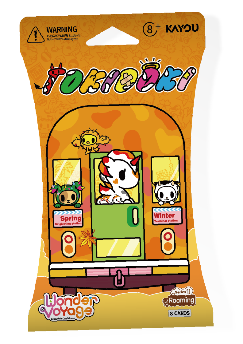 Tokidoki Wonder Voyage Collectible Cards Roaming Edition Booster Pack (Styles May Vary)