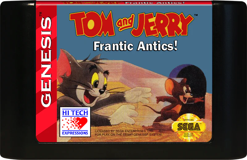 Tom and Jerry: Frantic Antics - Sega Genesis