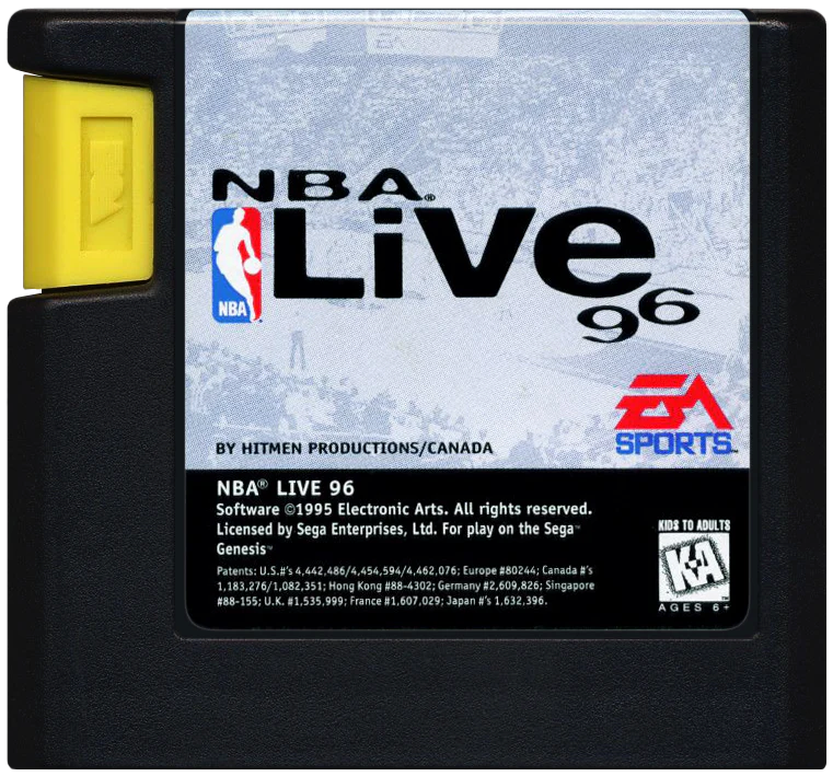 NBA Live 96 - Sega Genesis, Pre-Owned