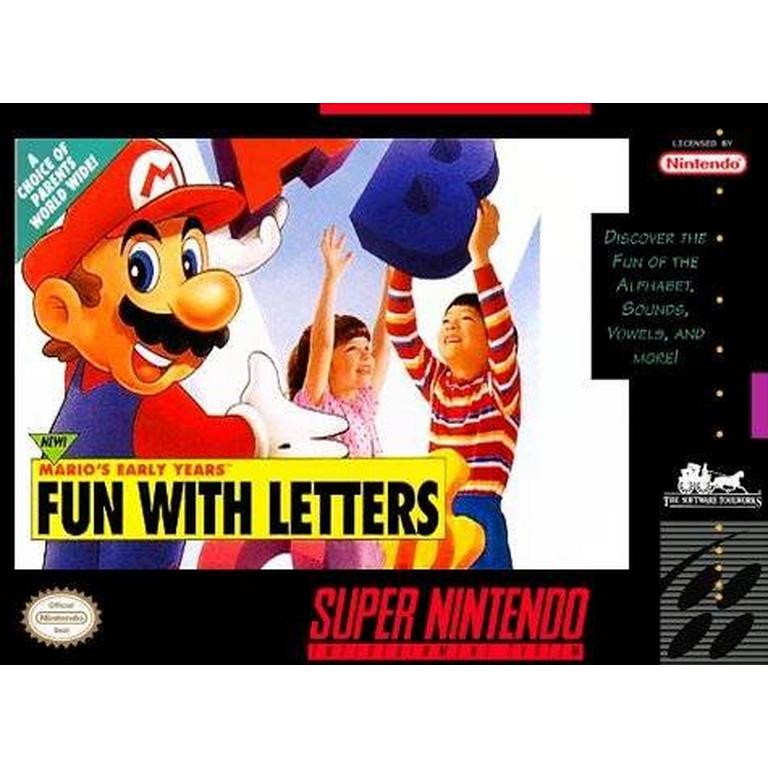 Mario's Early Years: Fun with Letters - Super Nintendo (SNES)
