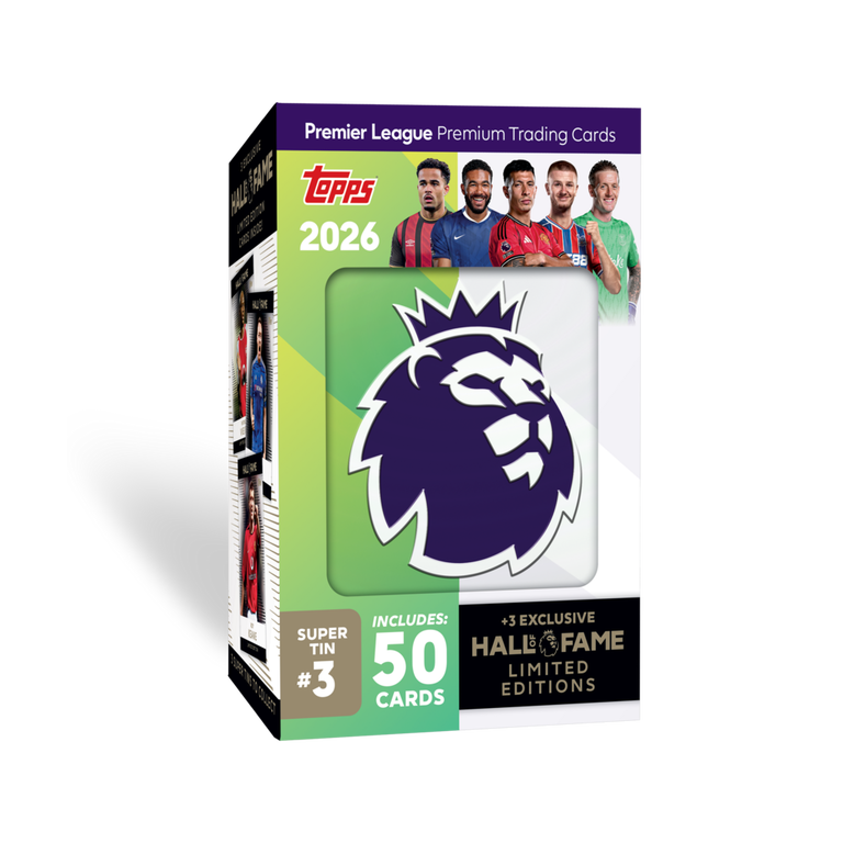 2025-26 Topps Premier League Soccer Tin (Styles May Vary)