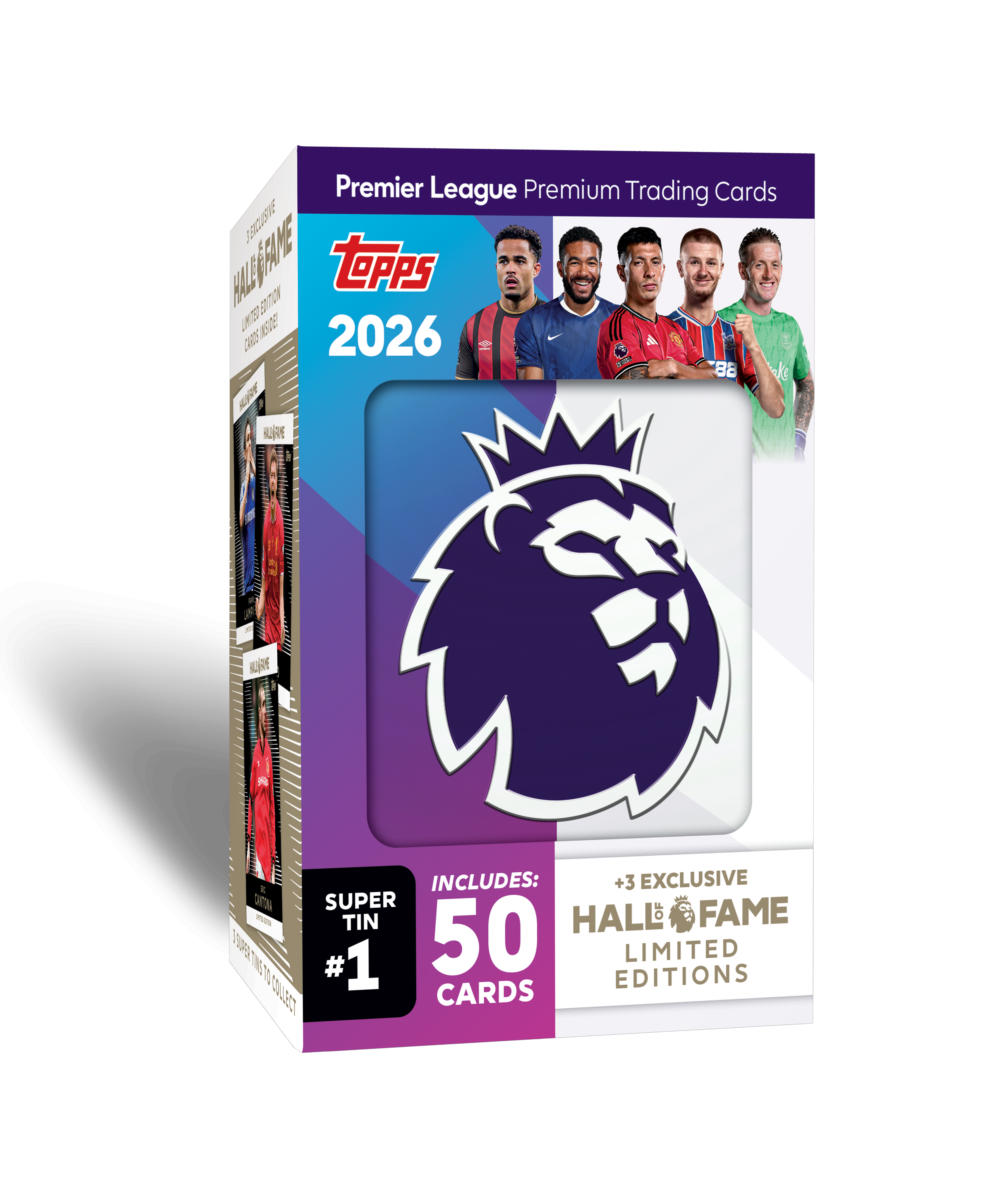 2025-26 Topps Premier League Soccer Tin (Styles May Vary)