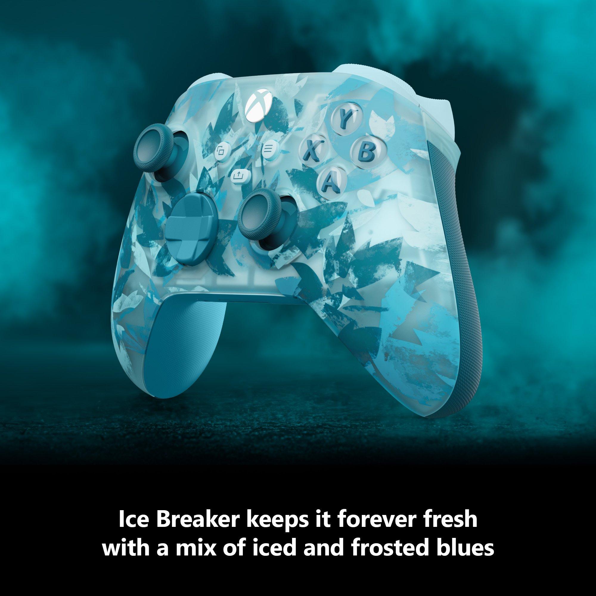 Microsoft Xbox Wireless Controller - Ice Breaker Special Edition for Xbox Series X/S, Xbox One, PCs, and Cloud-Enabled Devices