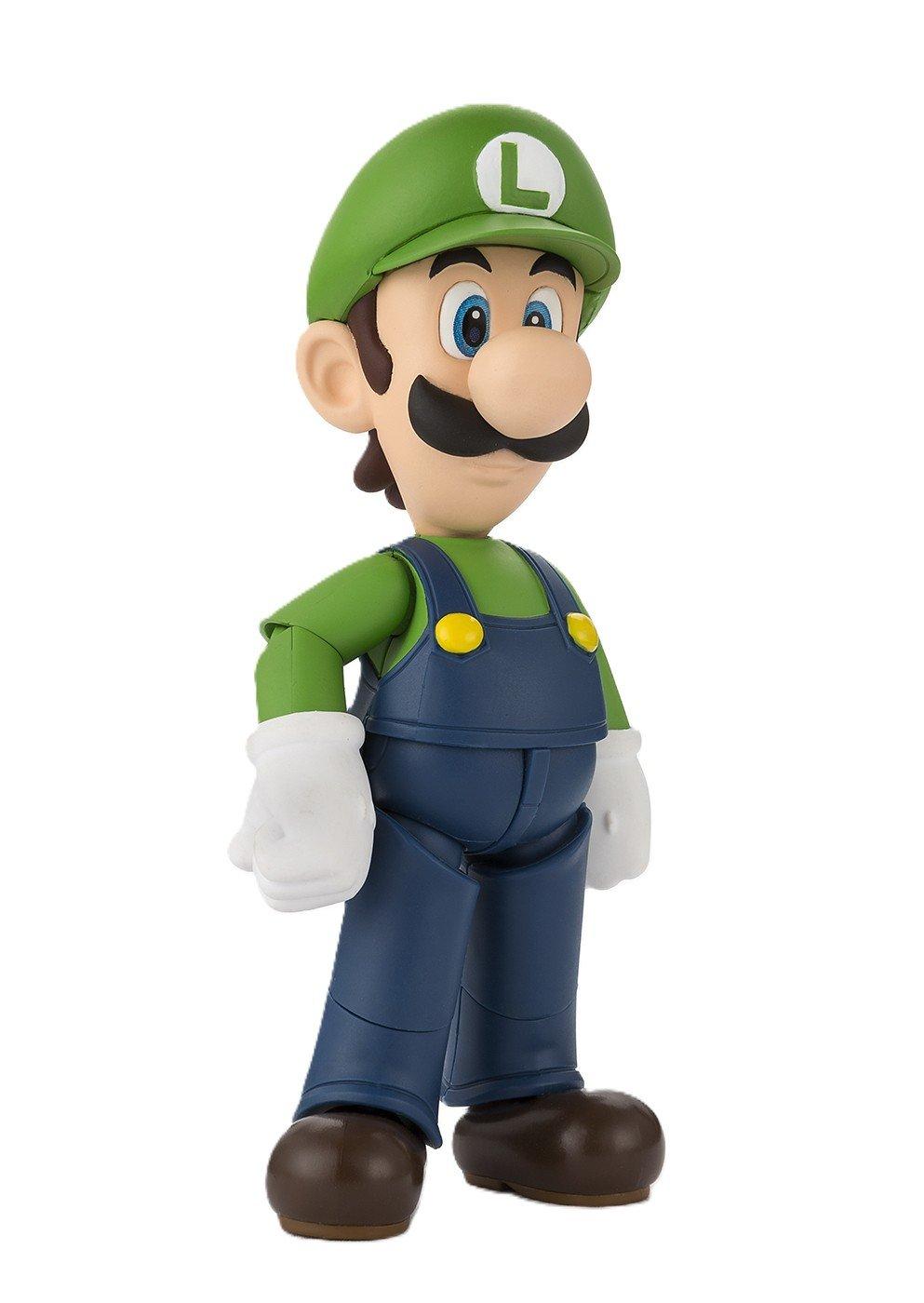 Bandai Tamashii Nations S.H.Figuarts Super Mario Bros Luigi 4-in Action Figure