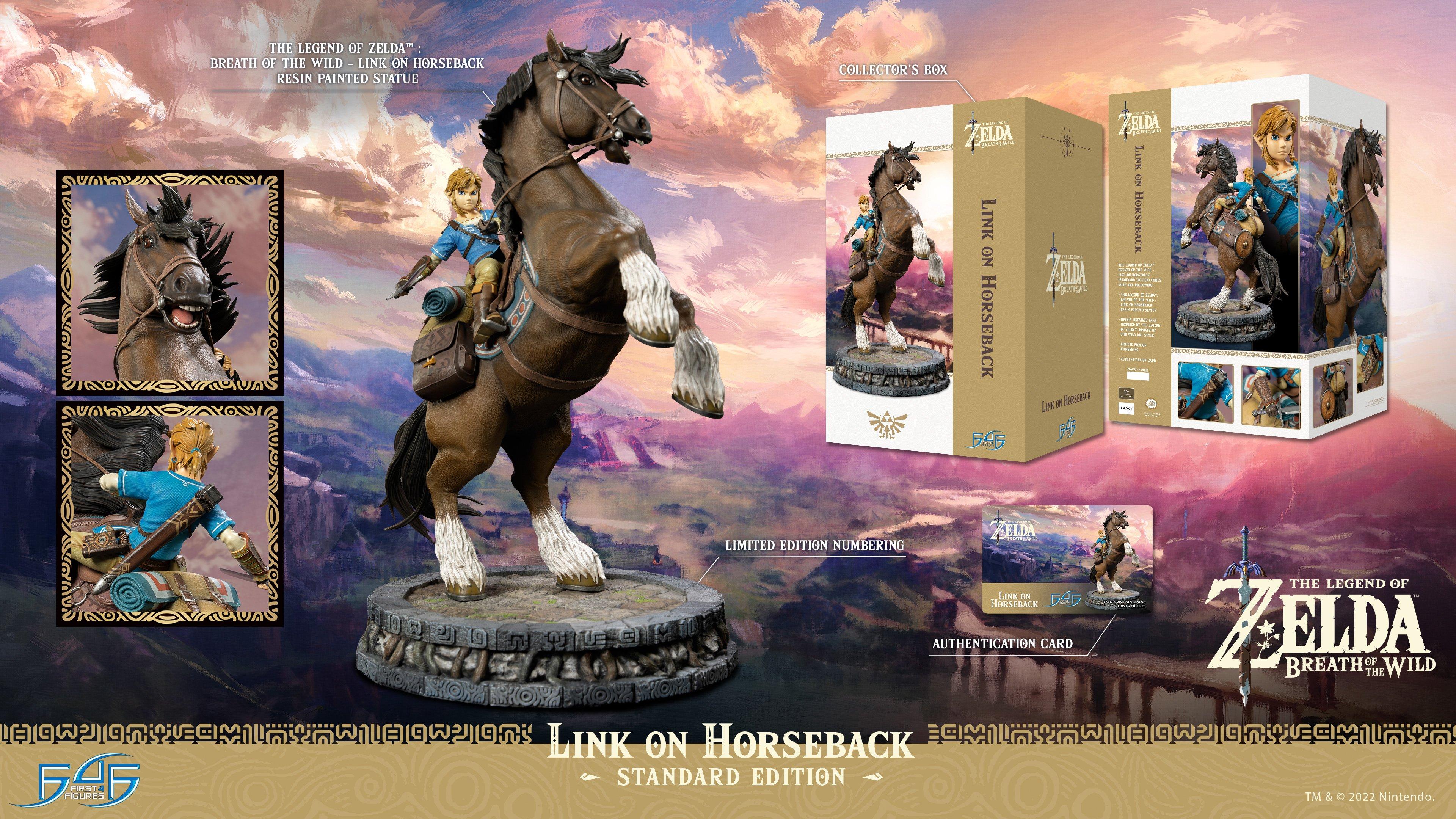 The Legend of Zelda: Breath of The Wild Link On Horseback (Standard Edition) Statue