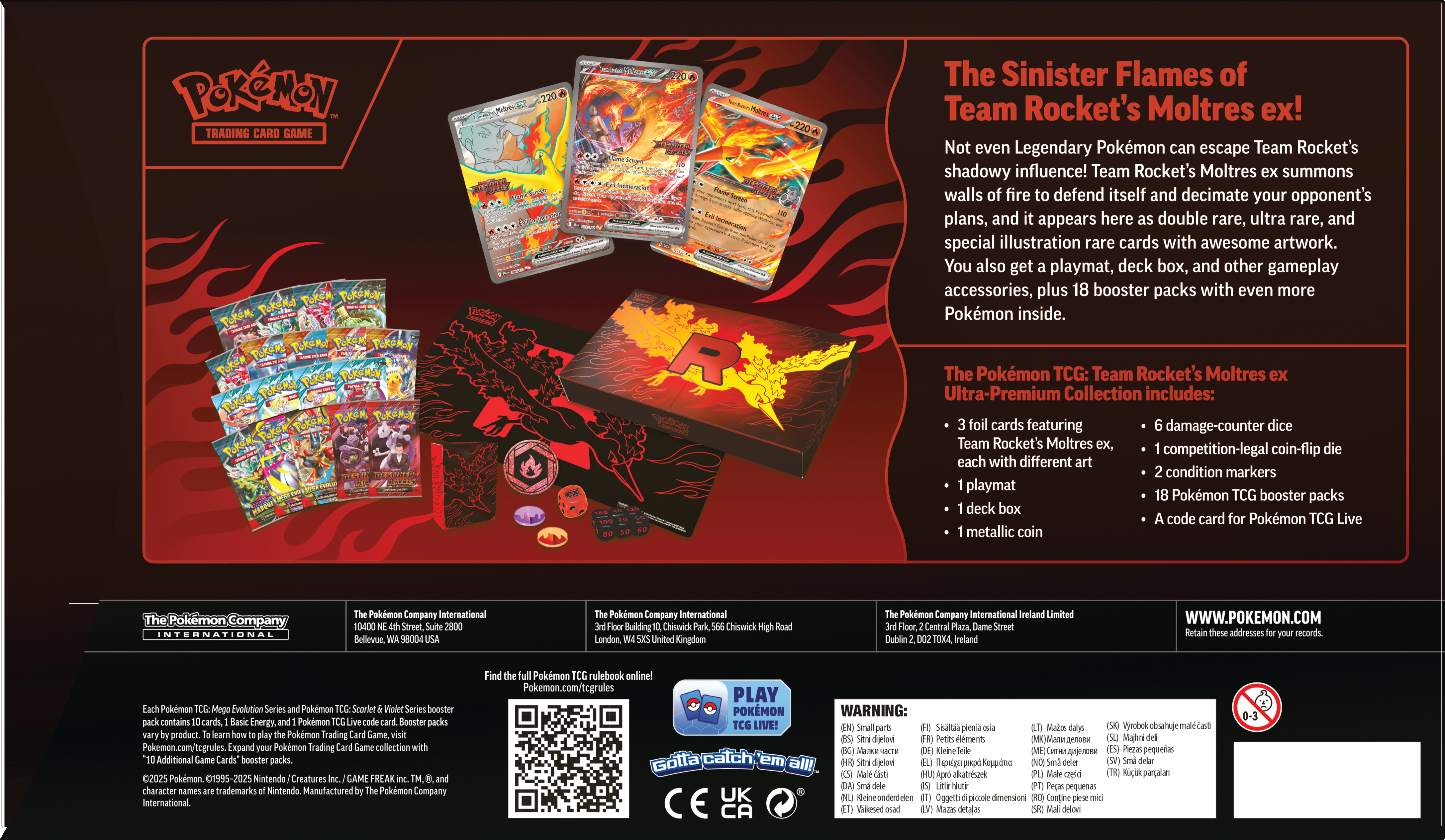 Pokemon Trading Card Game: Team Rocket Moltres ex Ultra-Premium Collection