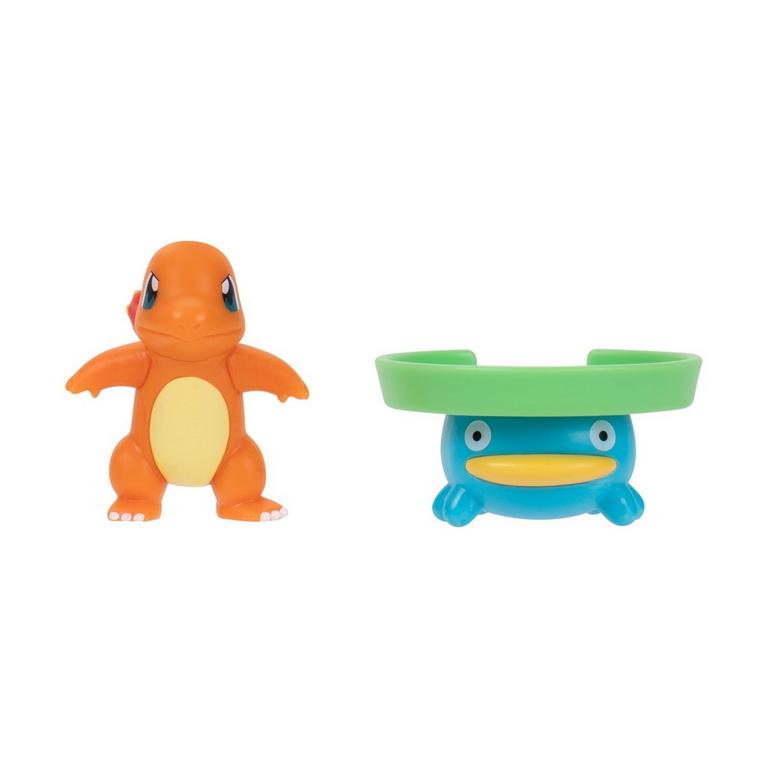 Jazwares Pokemon Lotad and Charmander 2-in Battle Figure Pack