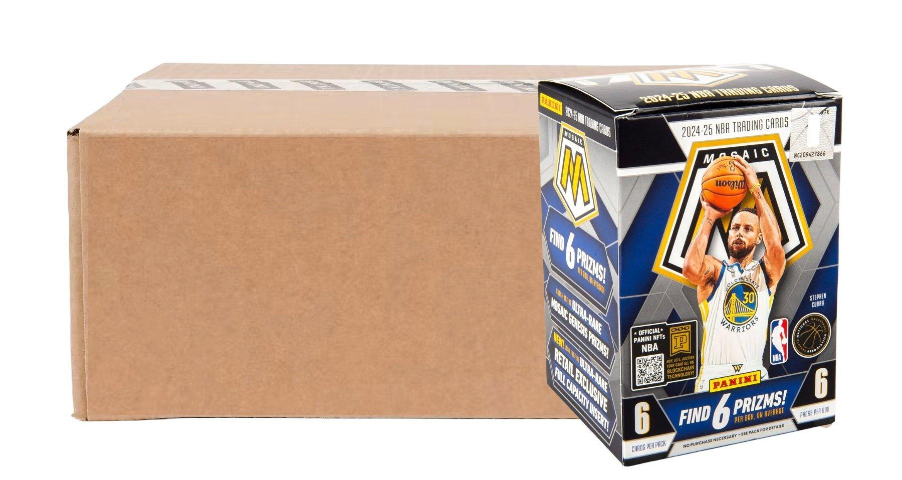 2025 Panini Mosaic NBA Basketball Blaster Factory Sealed Case (20 Blaster Boxes)