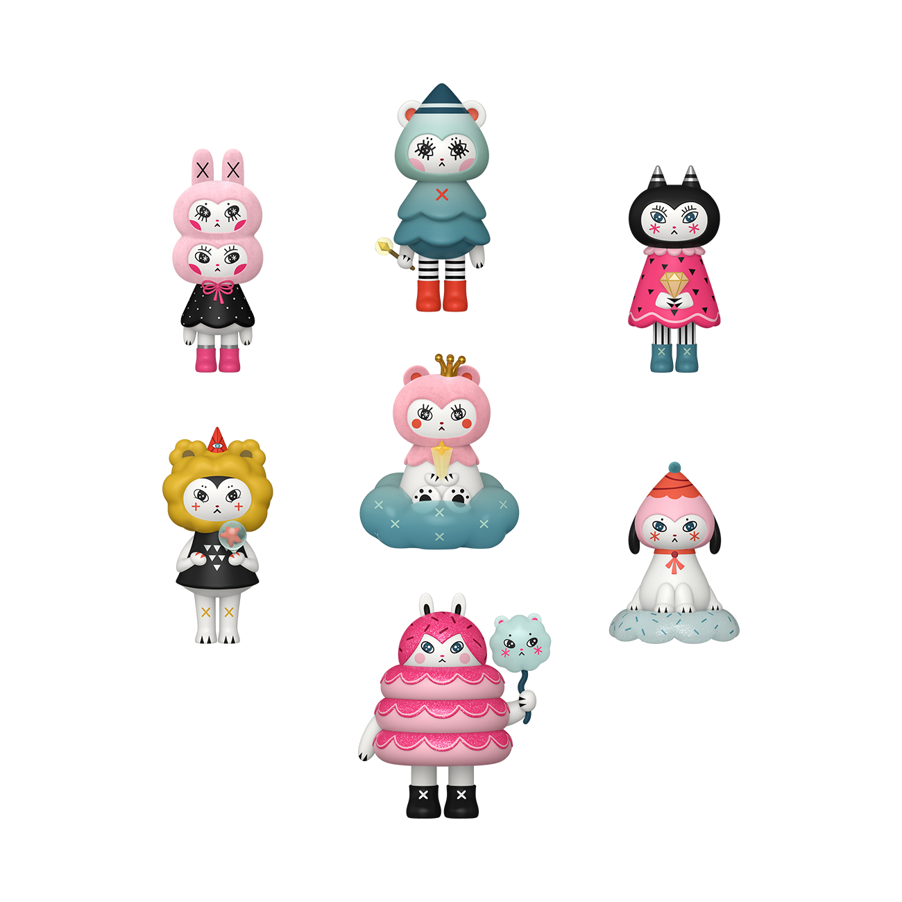 Funko Bitty POP! Premium: Wonder Club: Wishing Well Vinyl Figures