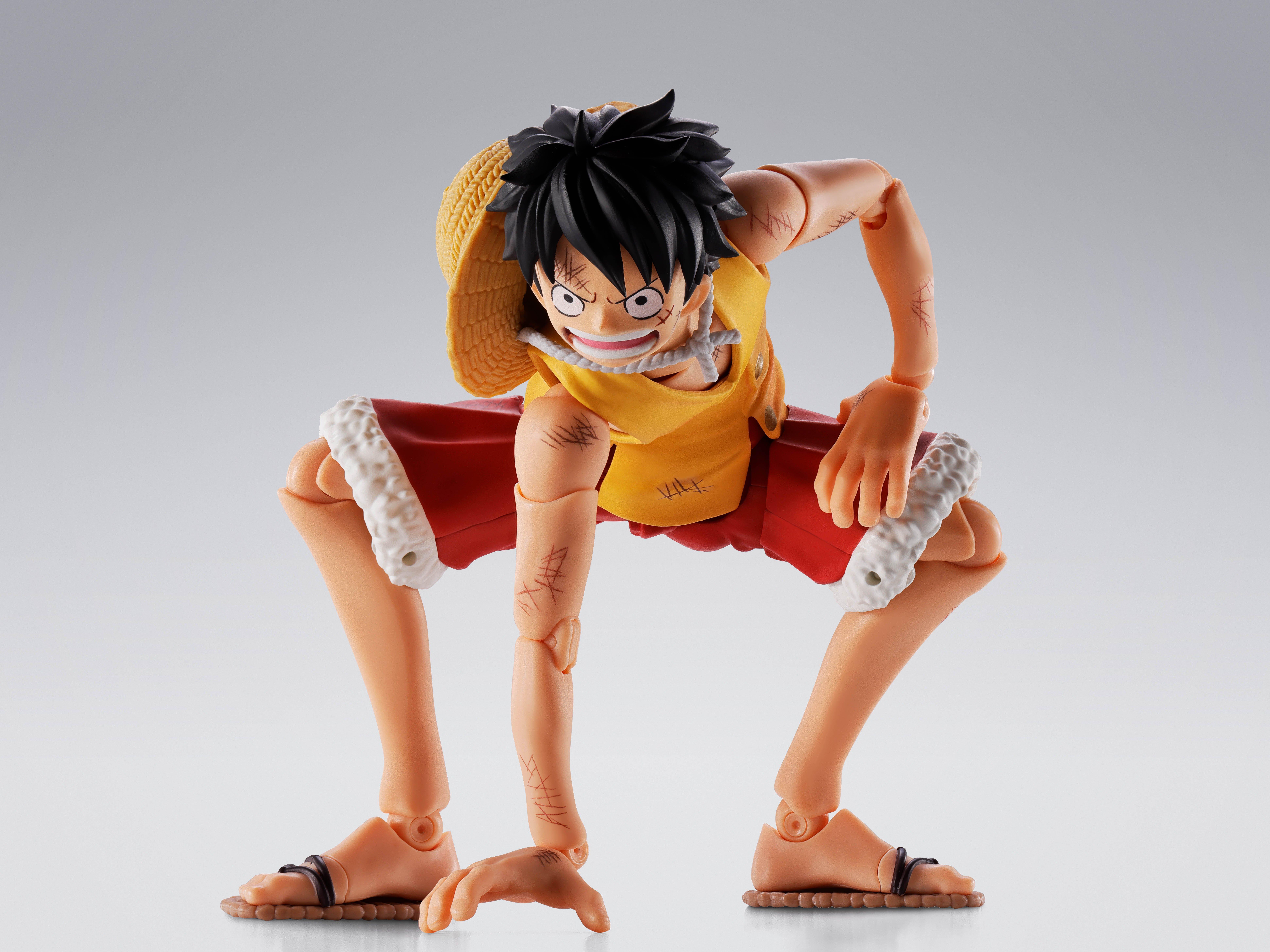 Tamashii Nations S.H. Figuarts One Piece Monkey D Luffy Summit War of Marineford Figure