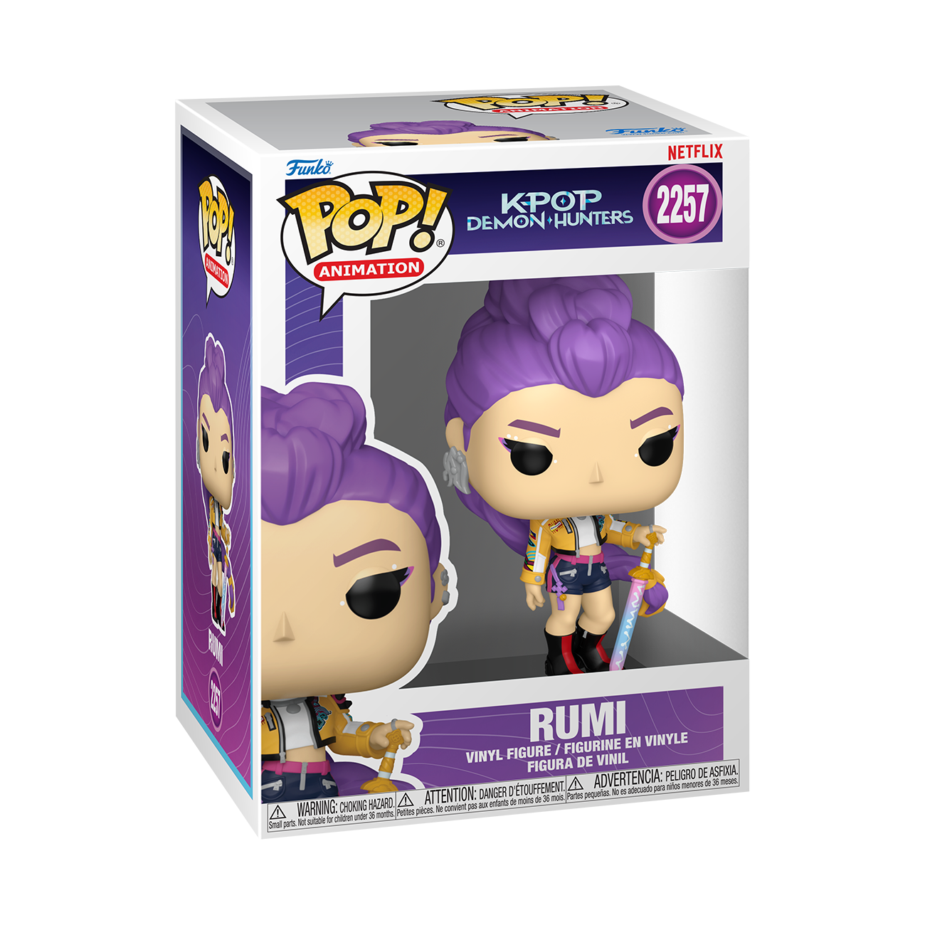 Funko POP! Animation: KPop Demon Hunters Rumi 4.3-in Vinyl Figure