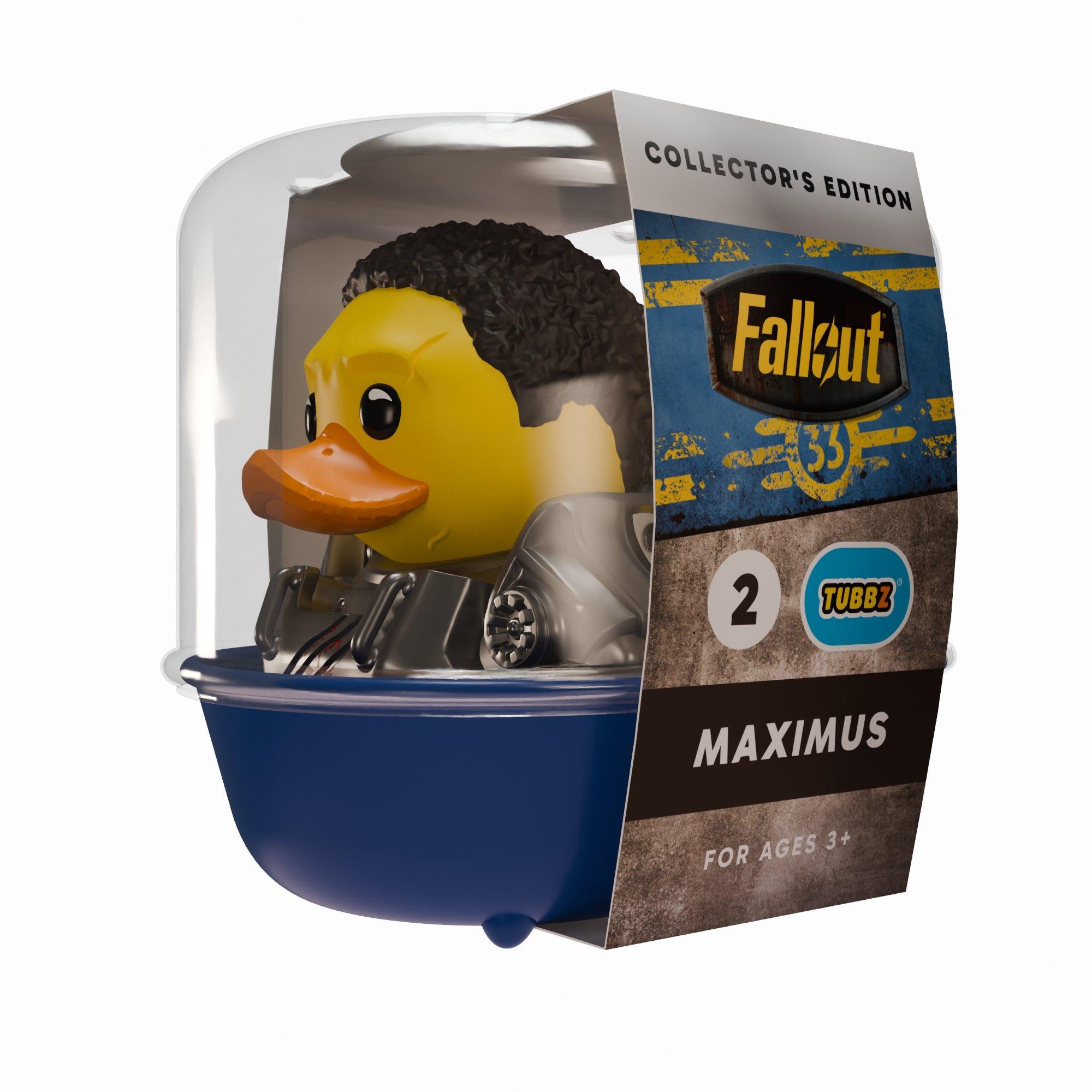 Tubbz Fallout TV Maximus (1st Edition) 3.54-in Collectible Rubber Duck