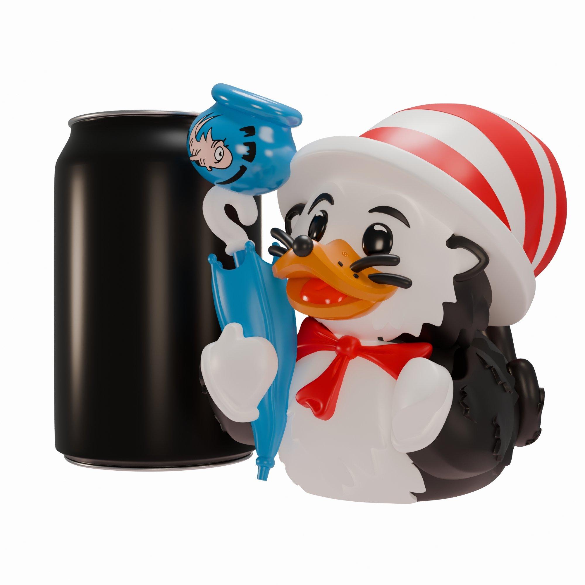 Tubbz The Cat in the Hat 1st Edition Dr. Seuss 3.54-in Collectible Rubber Duck