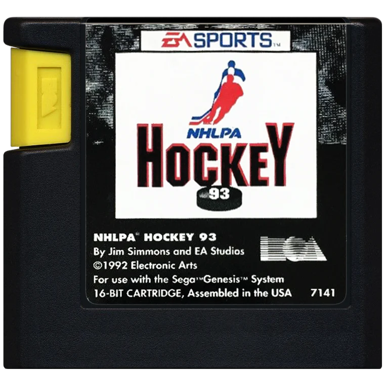 NHLPA Hockey '93 - Sega Genesis
