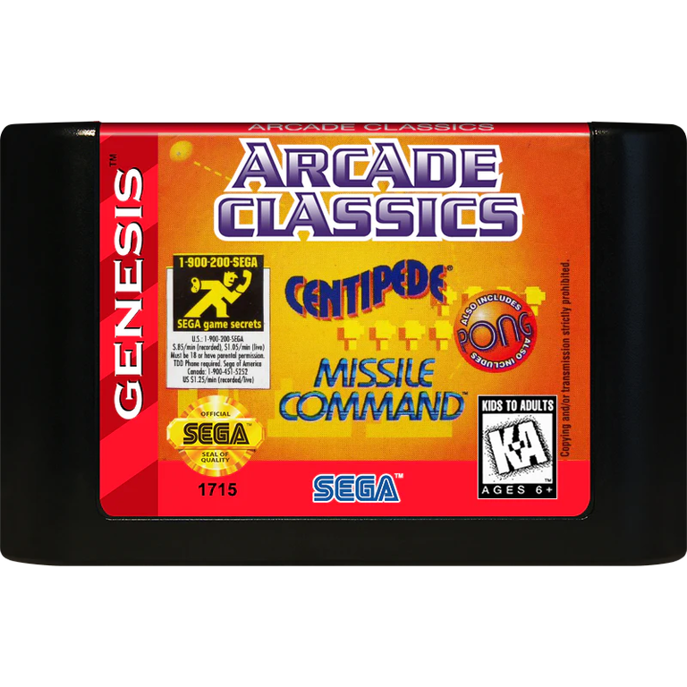 Arcade Classics - Sega Genesis