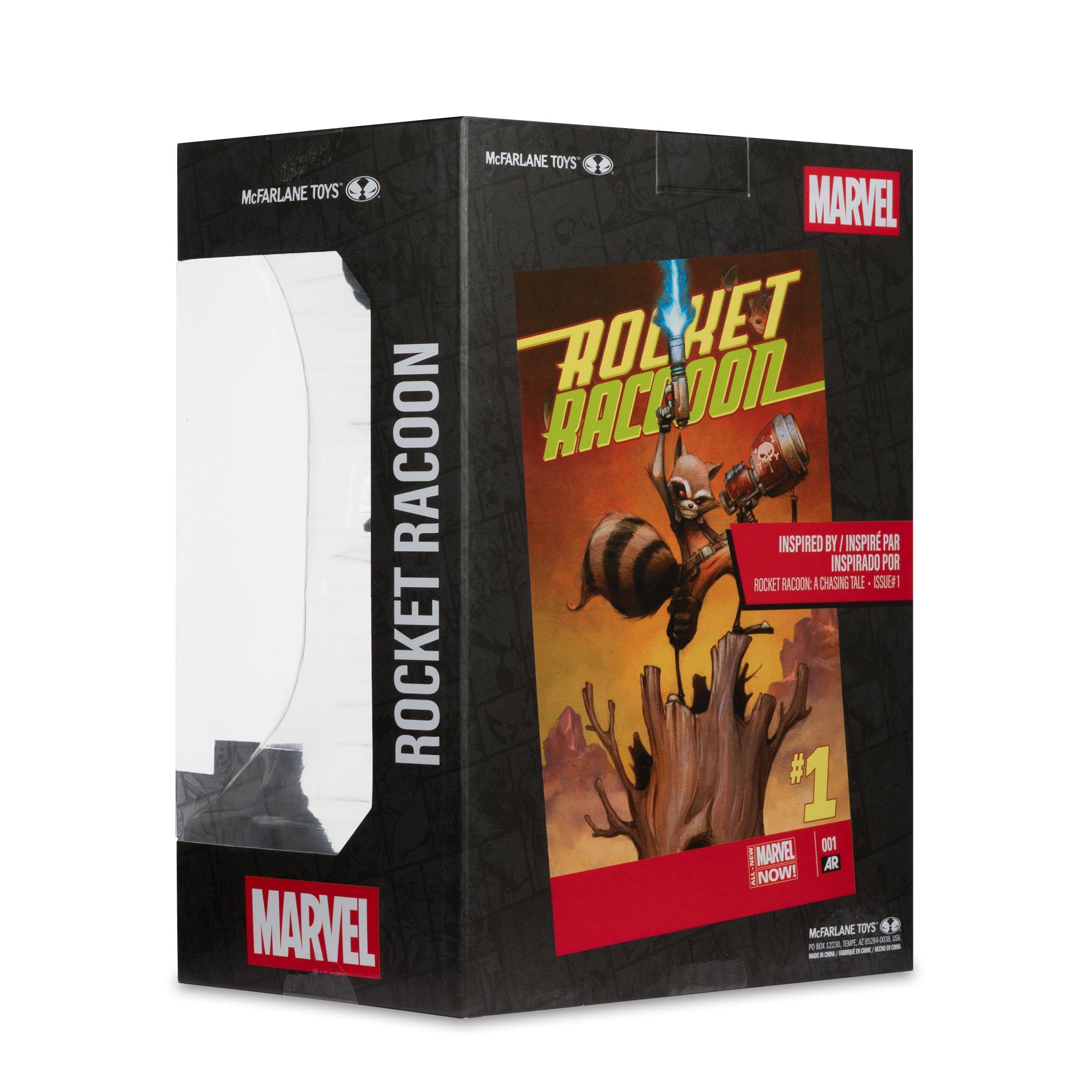 McFarlane Toys Collection Marvel Rocket Raccoon a Chasing Tale Rocket Raccoon 1:6th Scale Statue