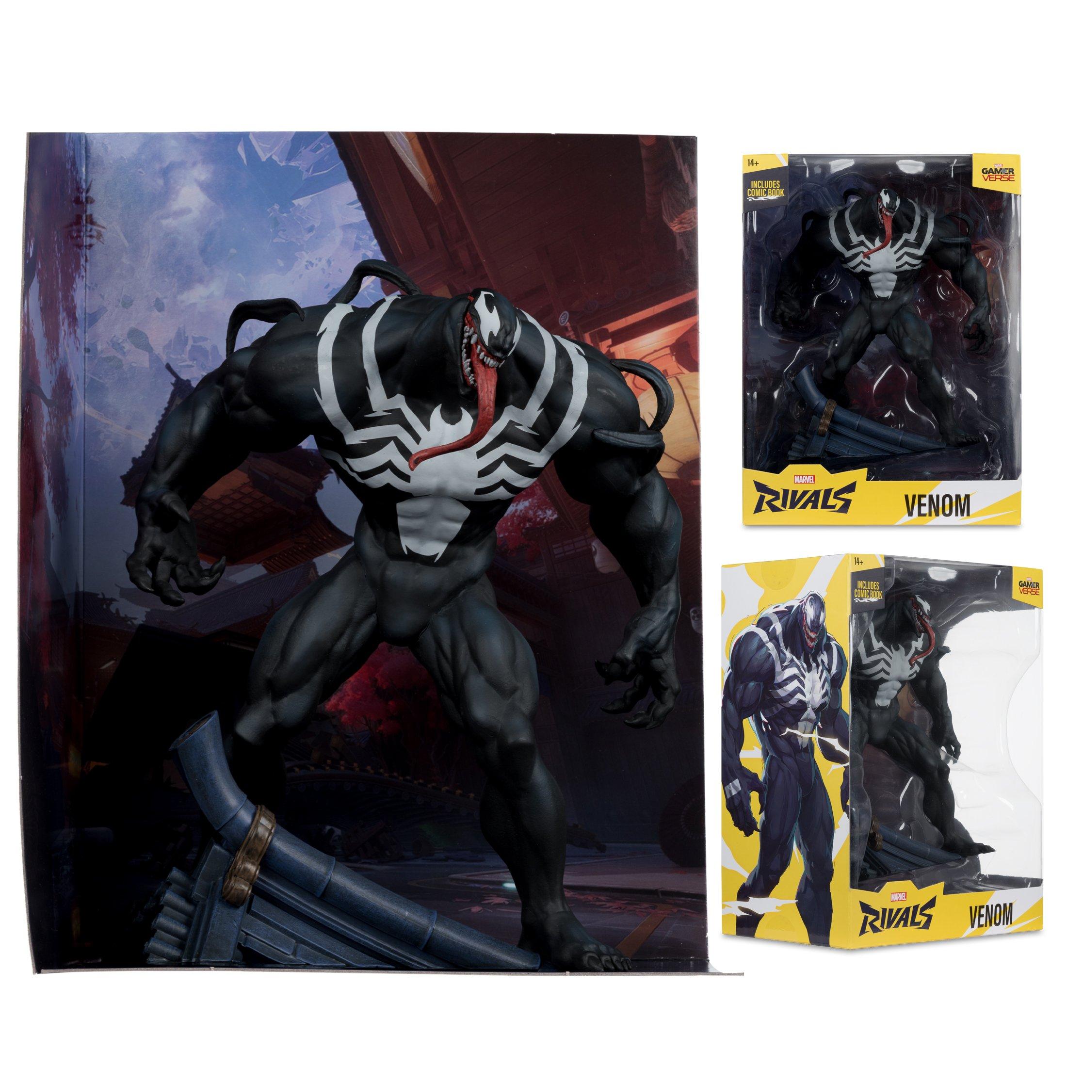 McFarlane Toys Marvel Rivals Collectibles Venom (Issue 1 Comic) 9.5-in Action Figure
