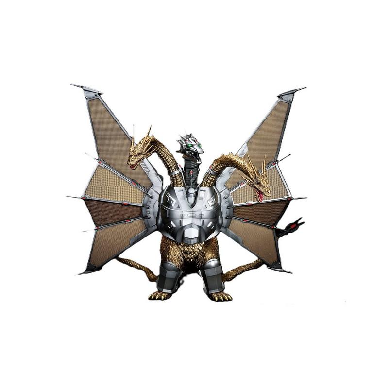 Bandai Godzilla (1991) Ichibansho Mecha-King Ghidorah Ichibansho Sofvics 14-in Figure